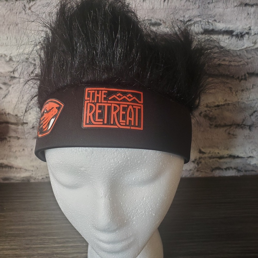 Oregon State Beavers OSU Funny Hair Sports Fan Headband Stadium Hat THE‎ RETREAT